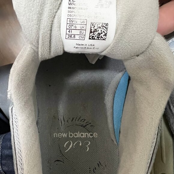 New Balance Women's 993 Heritage Size 9.5 Wide 2E Made in USA Grey WR993GL - Picture 7 of 7